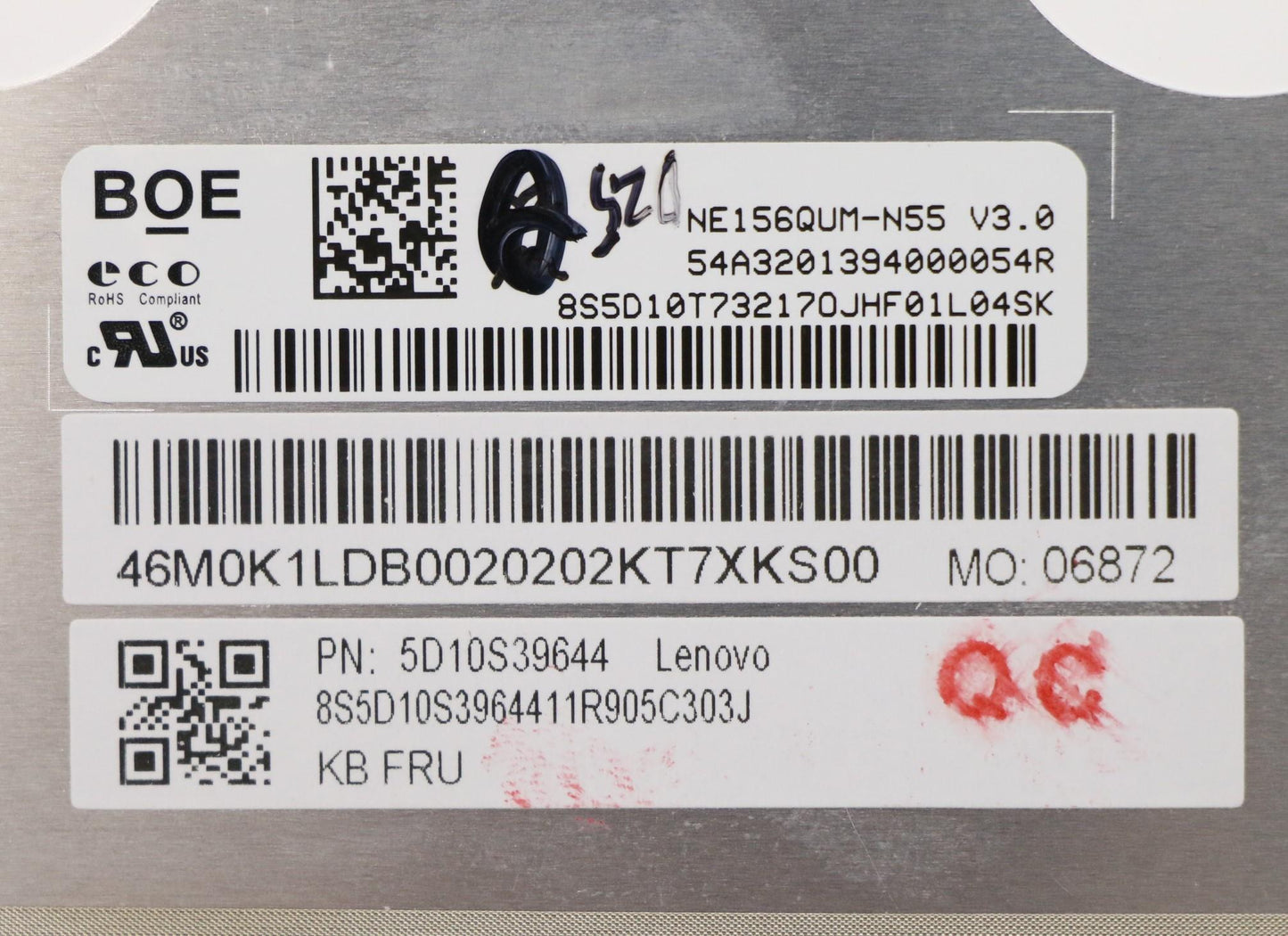 Lenovo 81X3 Series UHD LCD Module Display - 5D10S39644