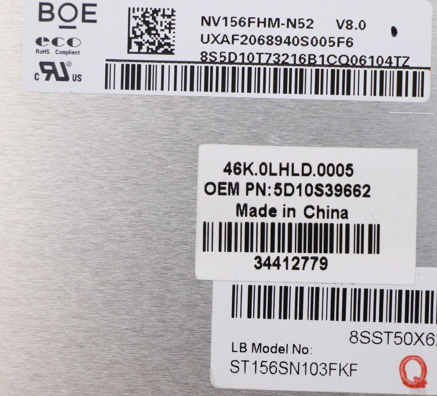 Lenovo LCD Module, 15.6", FHD, Touch, Glossy, IPS, 500nit - 5D10S39662