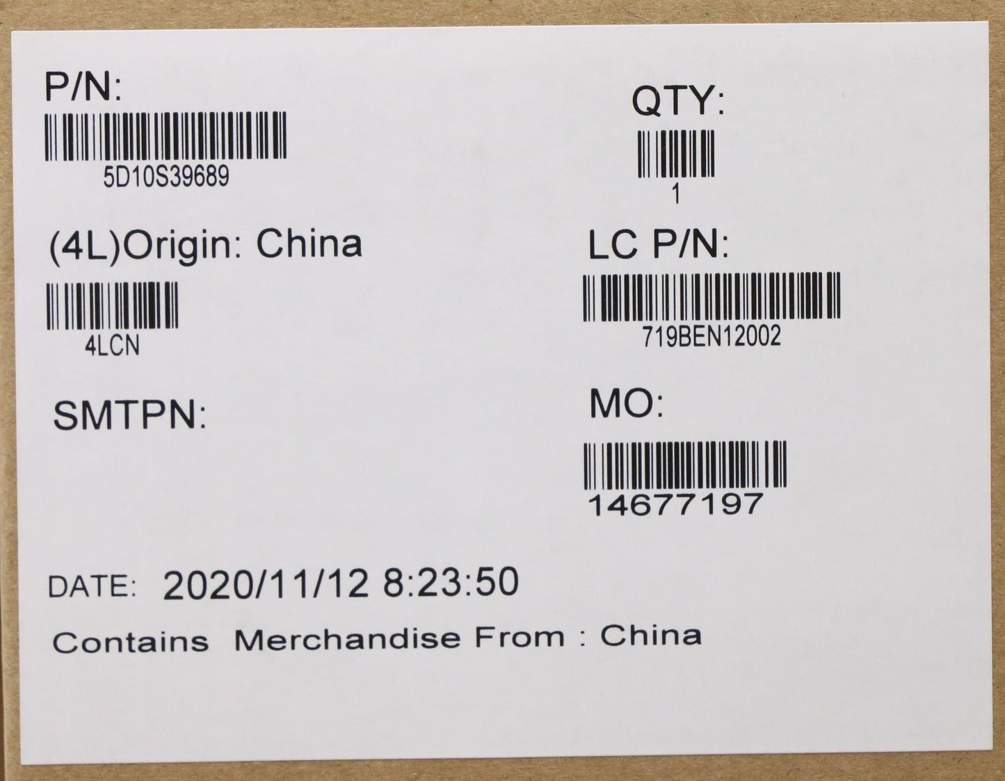 Lenovo 14" UHD Touchscreen LCD Module, Glossy, IPS, 500 nits - 5D10S39689