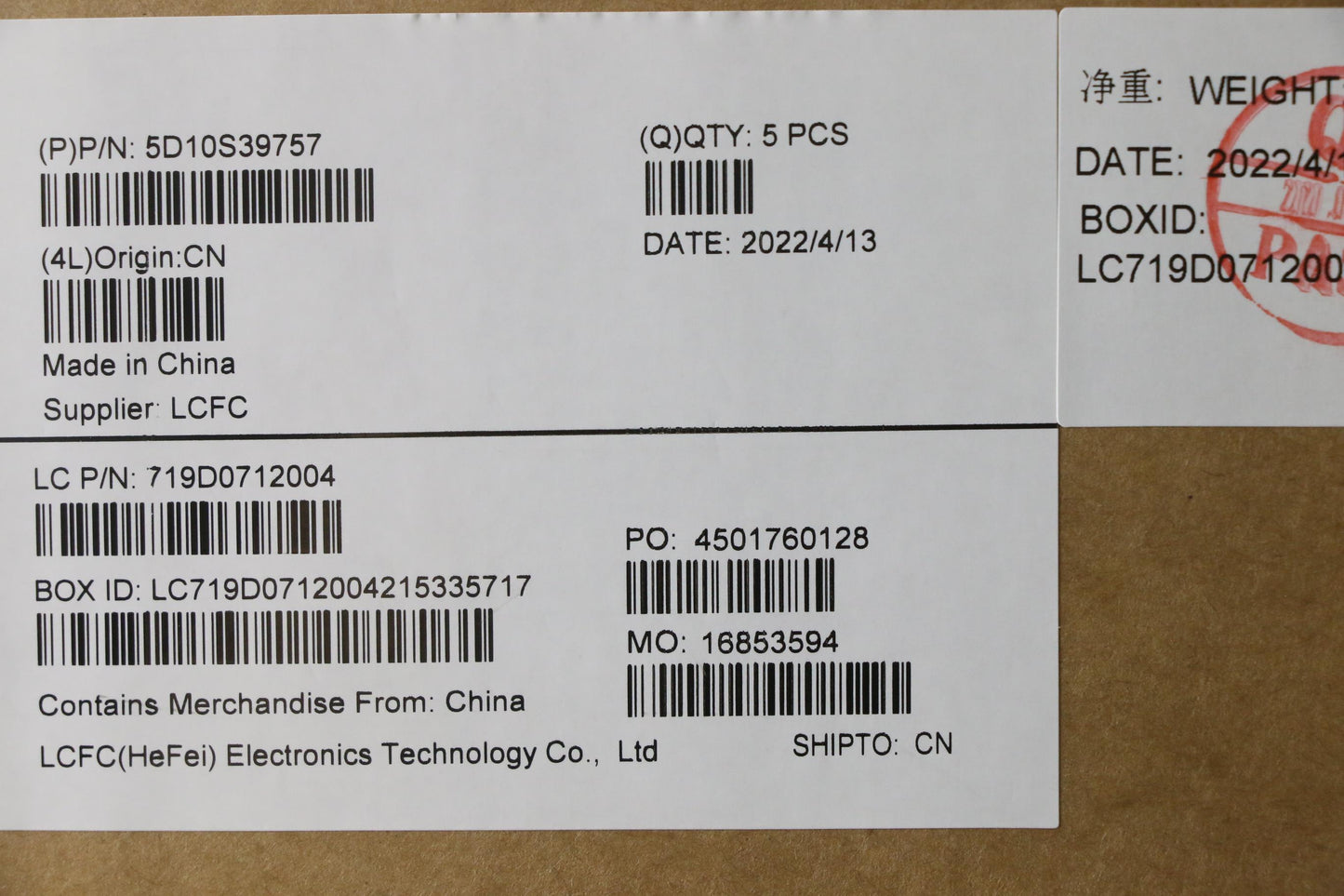 Lenovo LCD Module, 14", WQXGA, Touch, 400nit - 5D10S39757