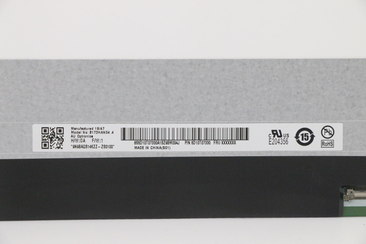 Lenovo 17.3" FHD Display, Anti-Glare, IPS, 300nit, 72% NTSC - 5D10T07330