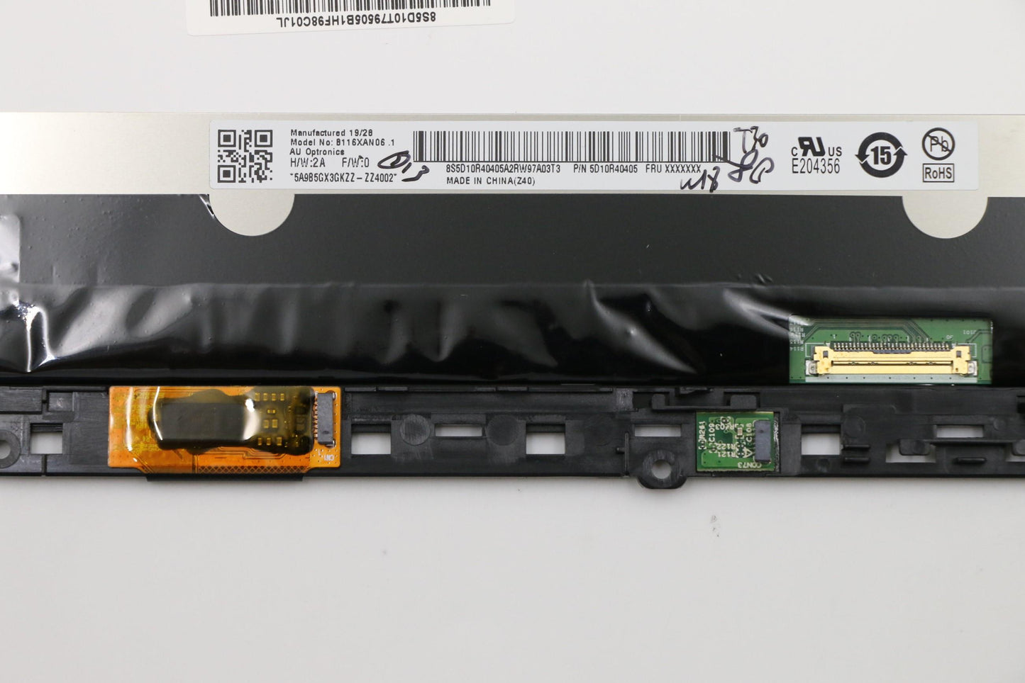 Lenovo 11.6" HD LCD Module, Touch, Anti-Glare, IPS, 250nit - 5D10T79505