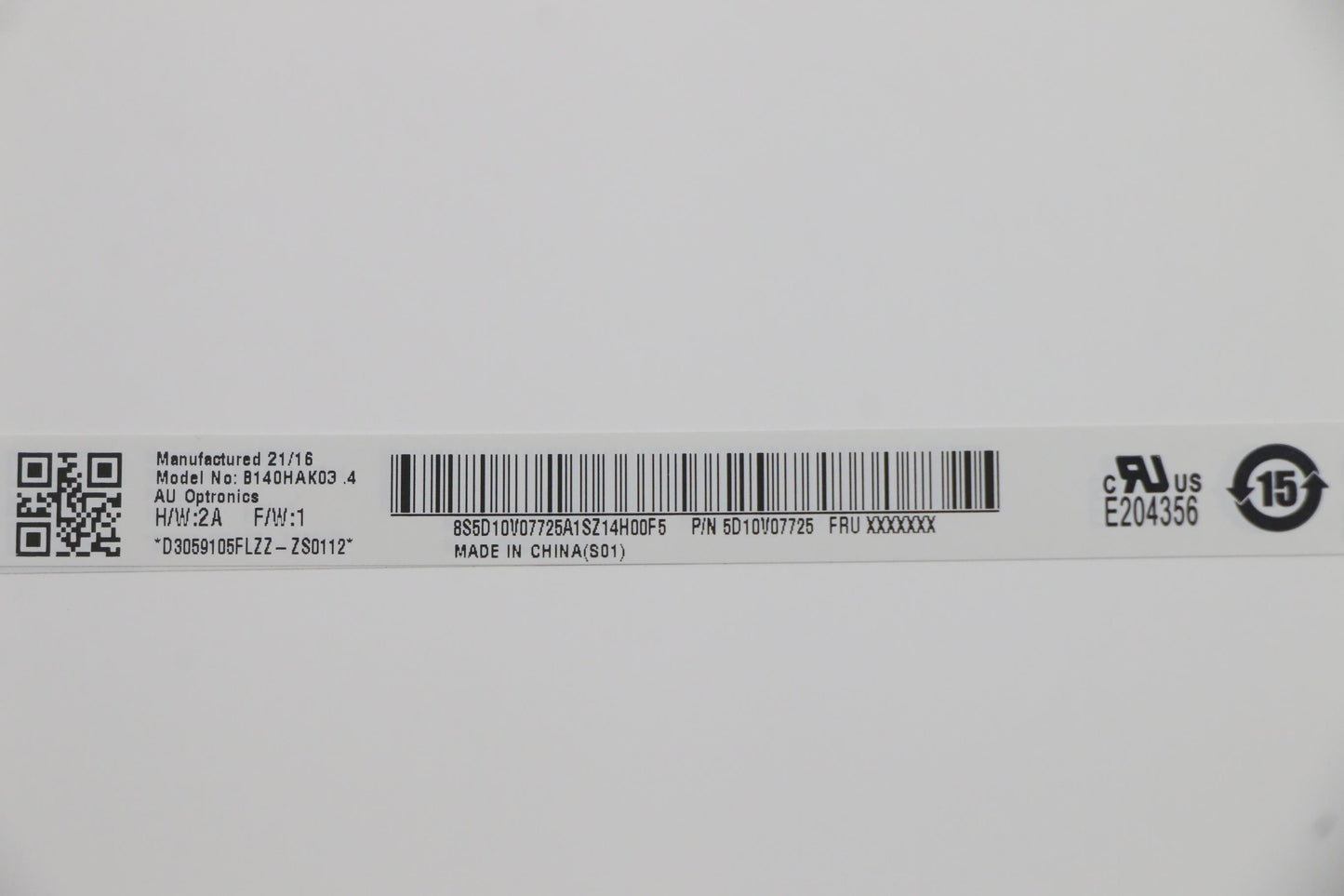 Lenovo Au B140Hak03.4 2A Fhdi Ag (T) - 5D10V07725