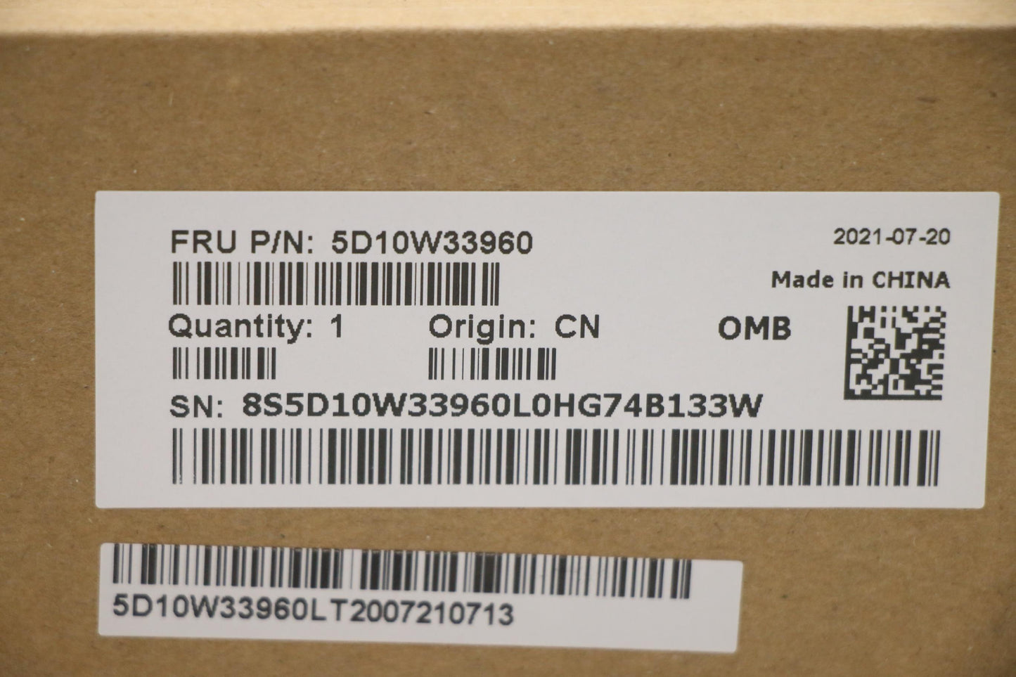 Lenovo 21.5-Inch Display, FHD, Touch, Anti-Glare, IPS, 250nit - 5D10W33960