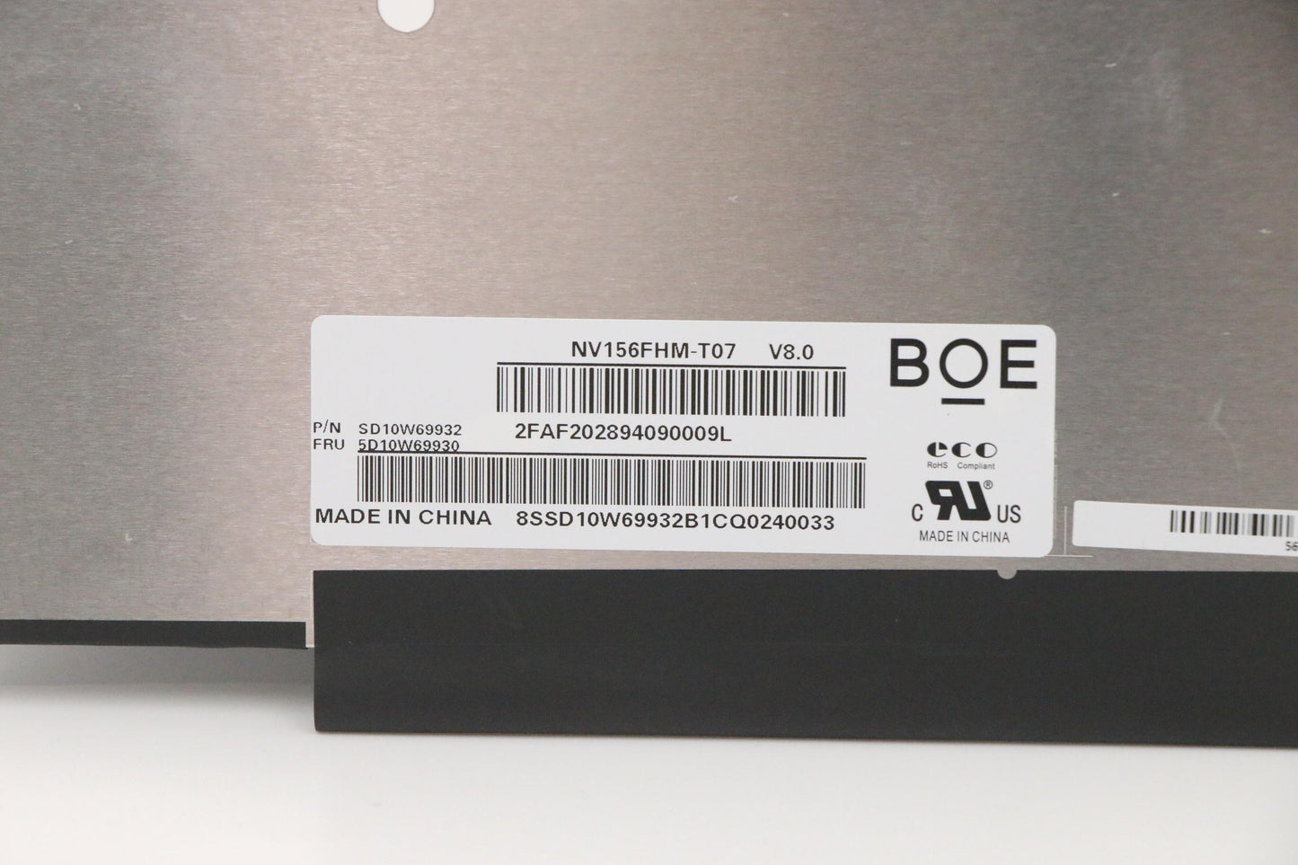 Lenovo - Display, 15.6", FHD, Anti-Glare, IPS, 300 nits - 5D10W69930