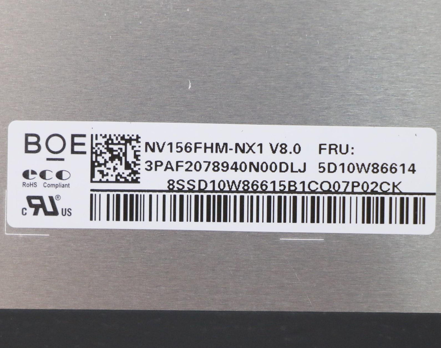 Lenovo 15.6-Inch Display, FHD, Non-Touch, Anti-Glare, IPS, 250nit, 45% Color Gamut - 5D10W86614