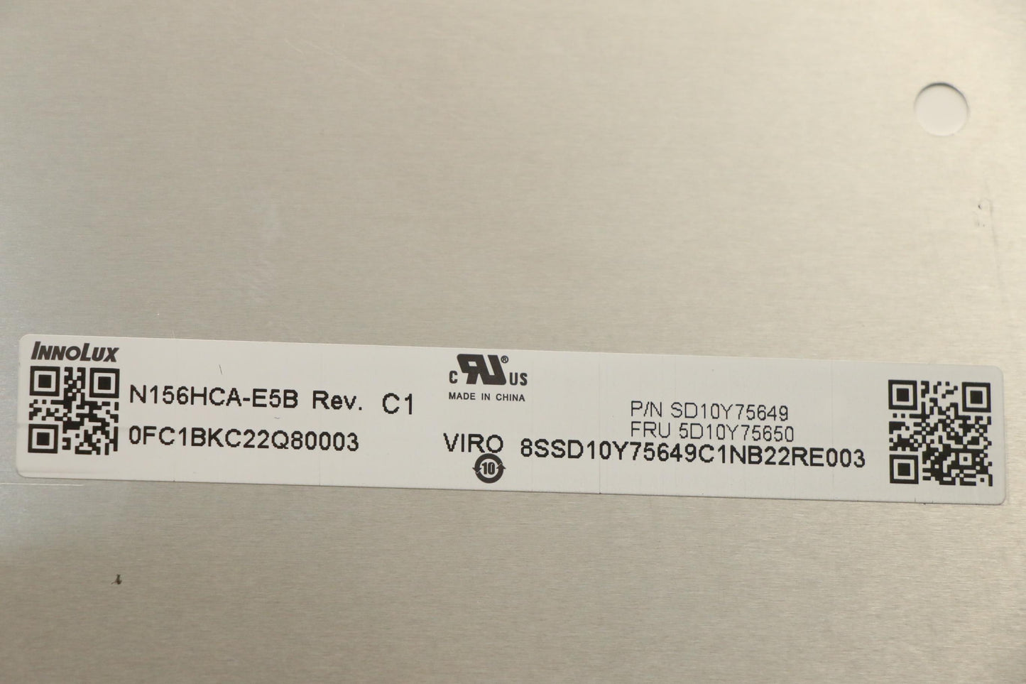 Lenovo Display, 15.6", FHD, Non-Touch, Anti-Glare, IPS, 300nit - 5D10Y75650