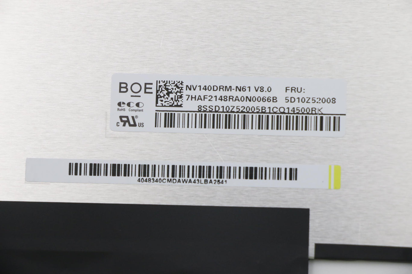 Lenovo DISPLAY BO NV140DRM-N61V8.0 2.2K Anti-Glare - 5D10Z52008