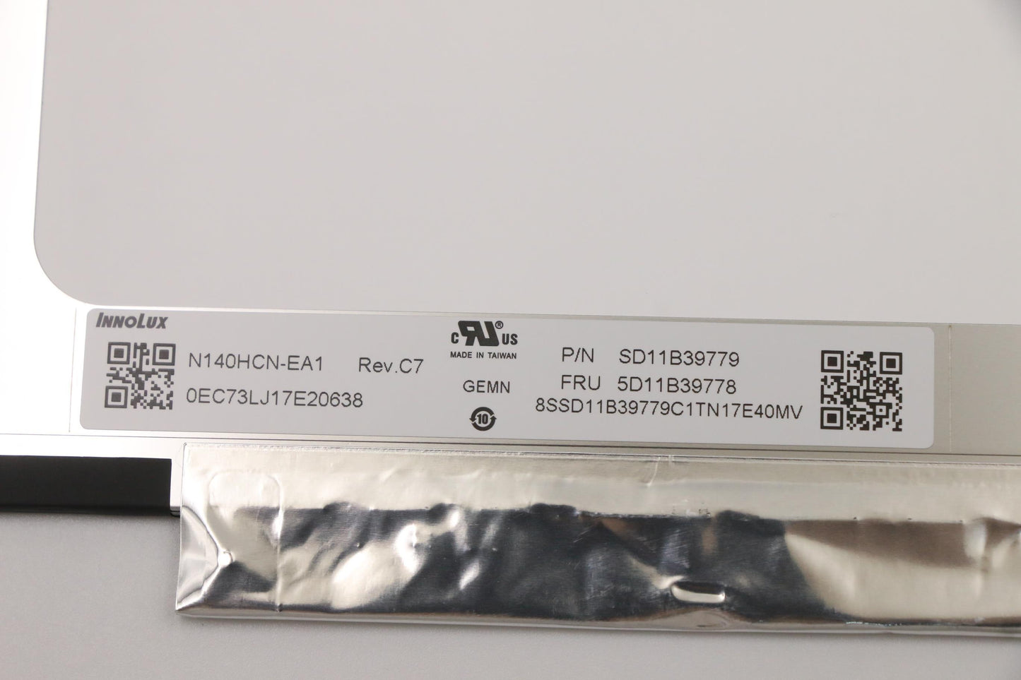 Lenovo Display, 14", FHD, Touch, Anti-Glare, IPS, 300nit, 45% NTSC - 5D11B39778