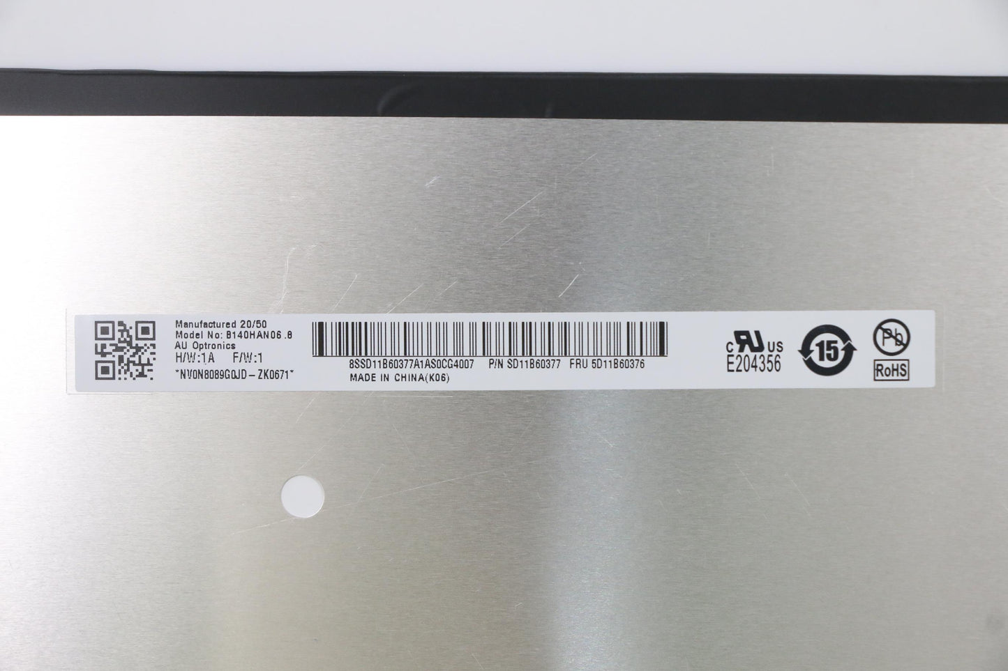 Lenovo DISPLAY, 14", FHD, Non-Touch, Anti-Glare, IPS, 300nit - 5D11B60376