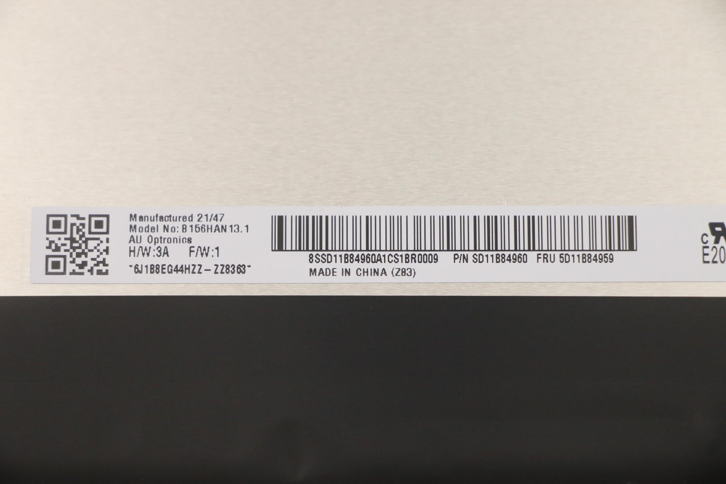 Lenovo 15.6-Inch Display, FHD, Non-Touch, Anti-Glare, IPS, 250nit, 45% NTSC - 5D11B84959