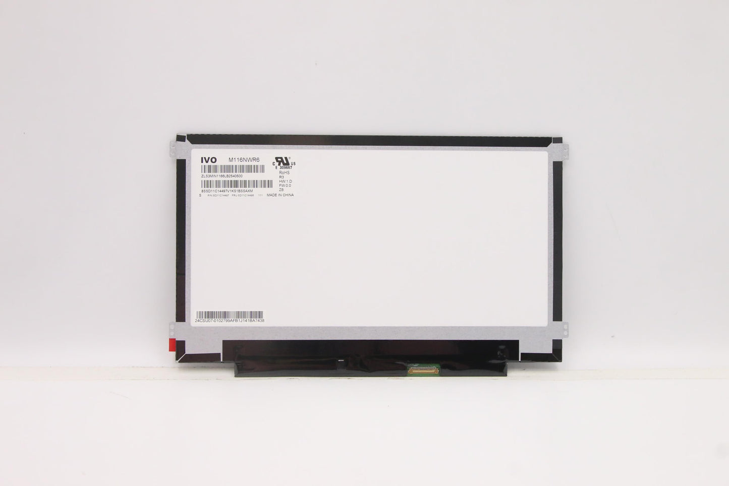Lenovo 11.6" HD Display Panel, Non-Touch, Anti-Glare, TN, 250nit, 45% NTSC - 5D11C14496