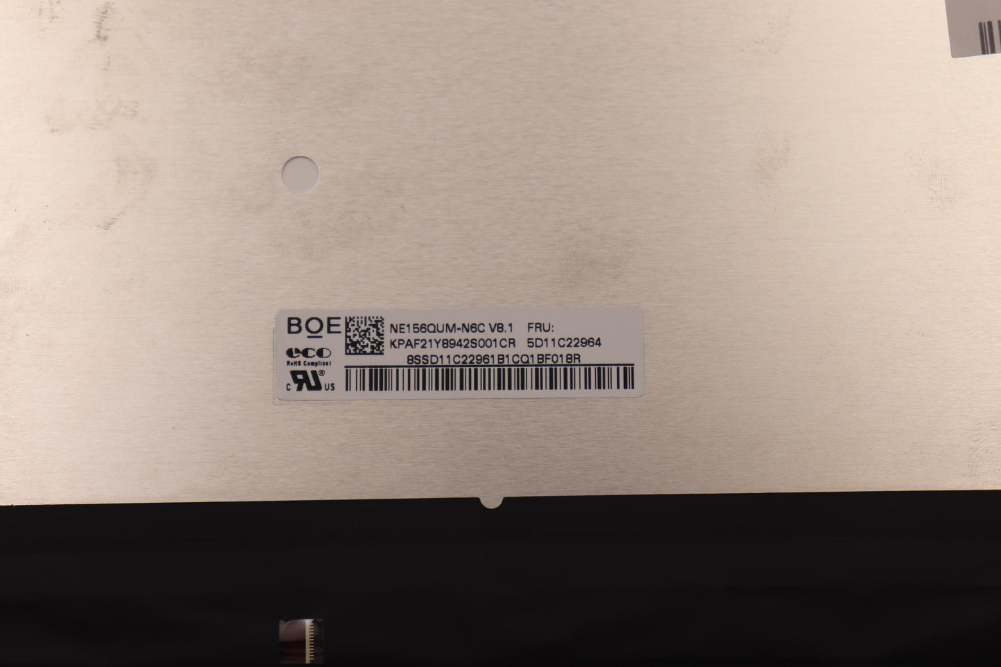 Lenovo 15.6" UHD LCD Panel, Anti-Glare, IPS, 600nit, 100% Adobe RGB - 5D11C22964