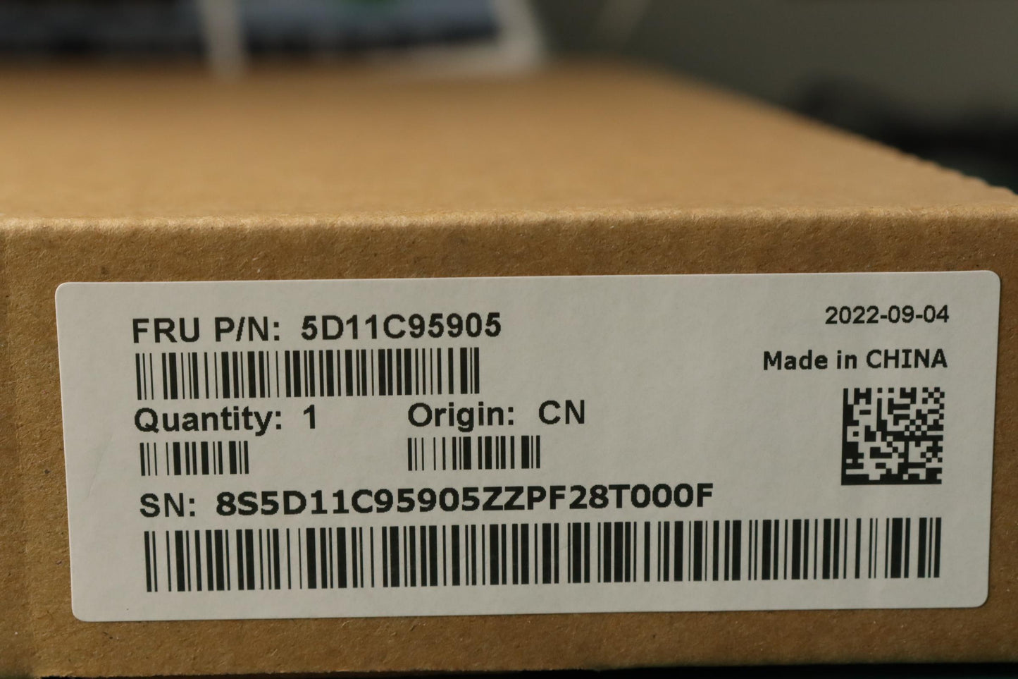 Lenovo 16" WQUXGA LCD Module, Non-Touch, Anti-Glare, IPS, 100% sRGB, Color Calibration - 5D11C95905