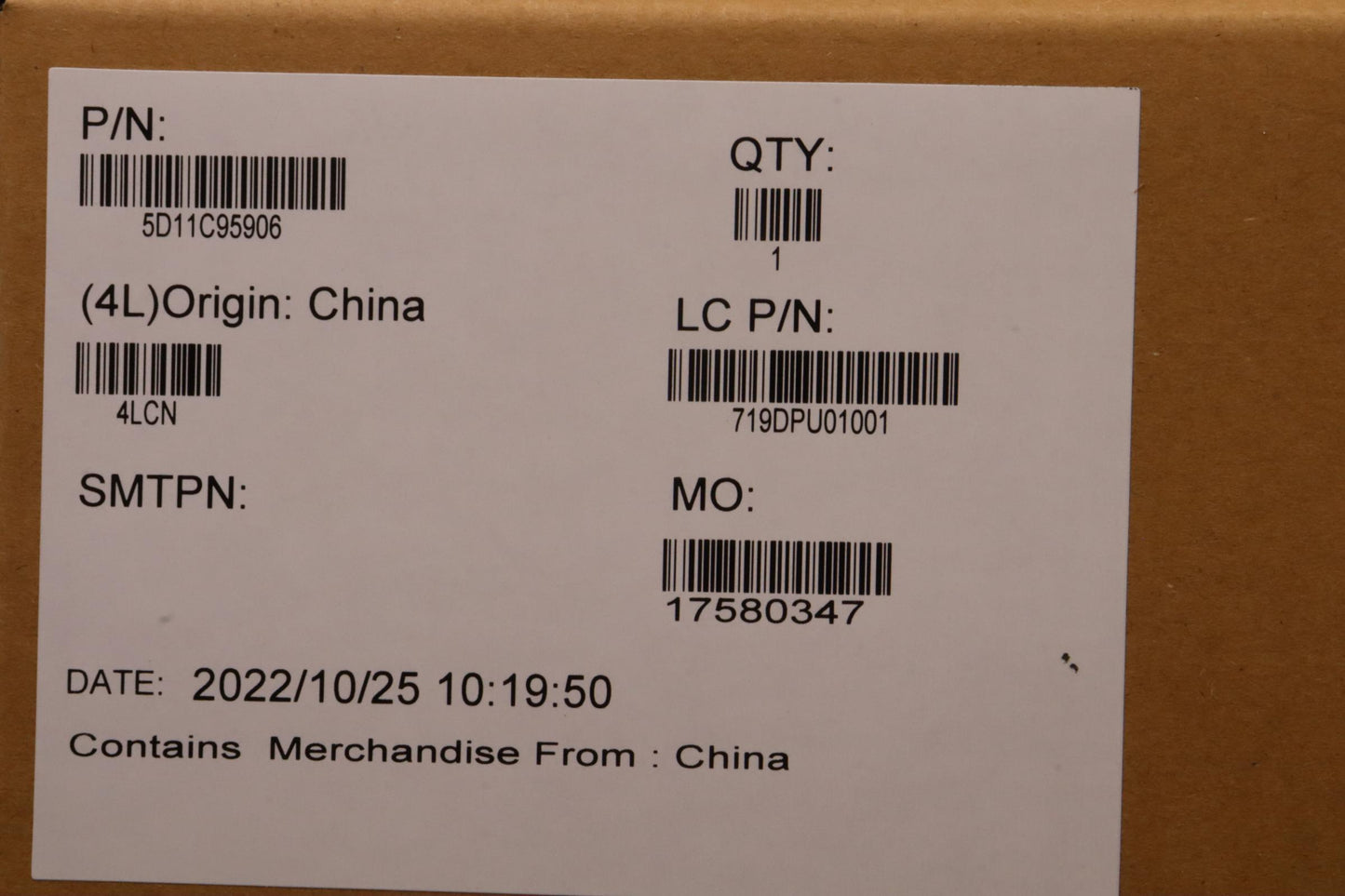 Lenovo 16" UHD+ LCD Module, Touch, OLED, 400nit, 100% sRGB - 5D11C95906