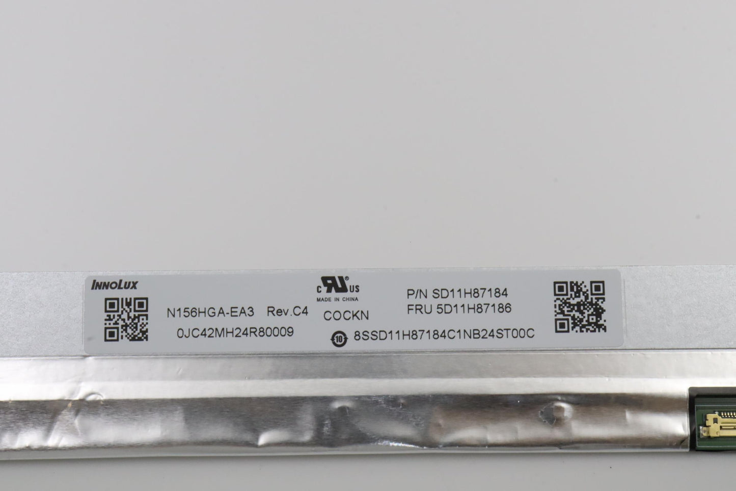 Lenovo Display, 15.6", FHD, Non-Touch, Anti-Glare, TN, 250 nits, 45% NTSC - 5D11H87186