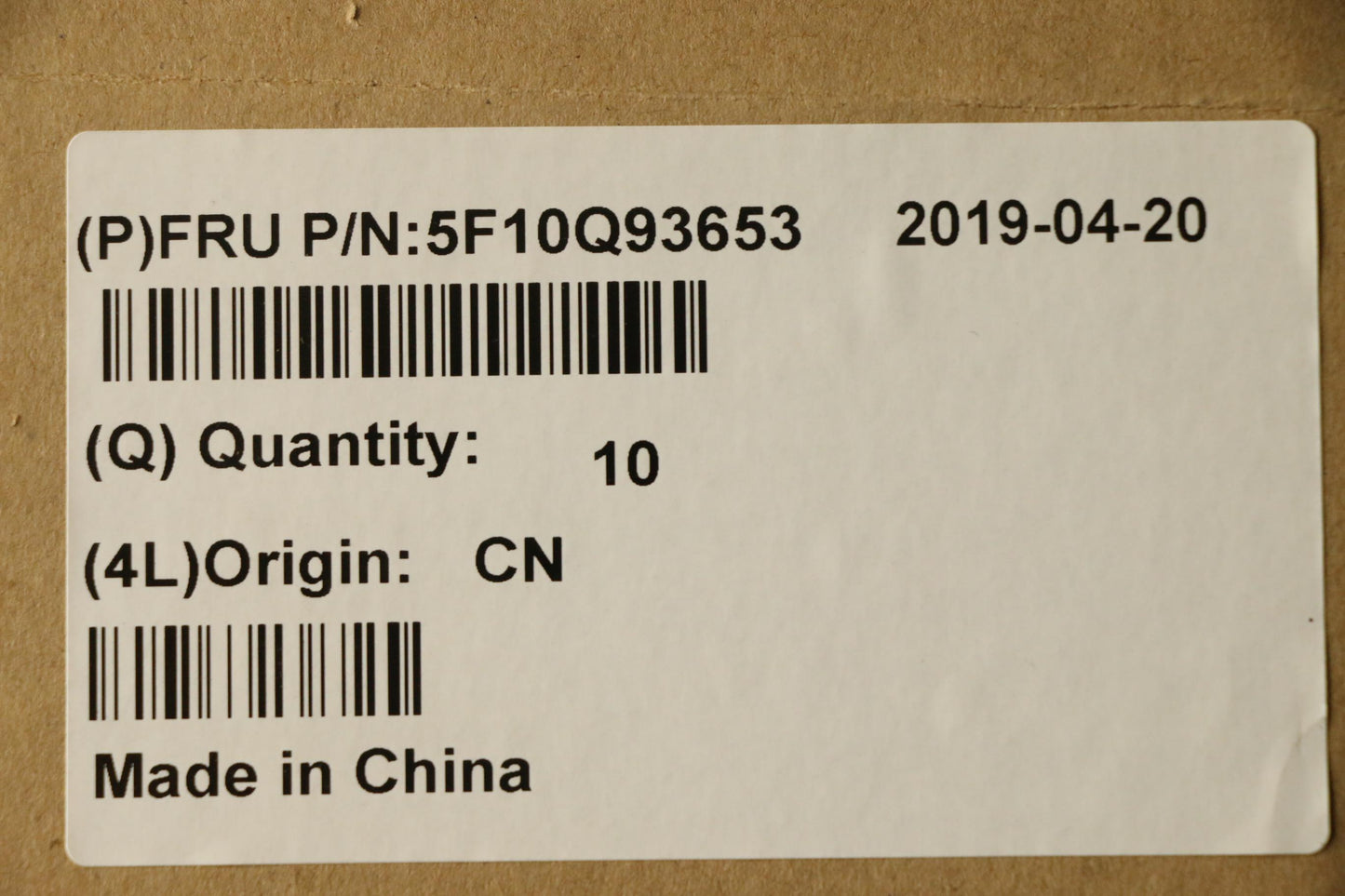 Lenovo Fan - 5F10Q93653