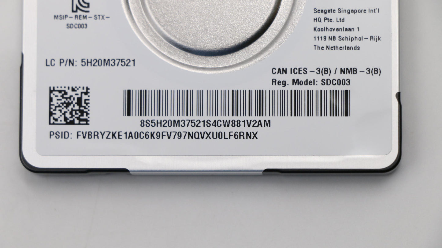 Lenovo St Rosewood2D 7Mm 2Tb Hdd - 5H20M37521