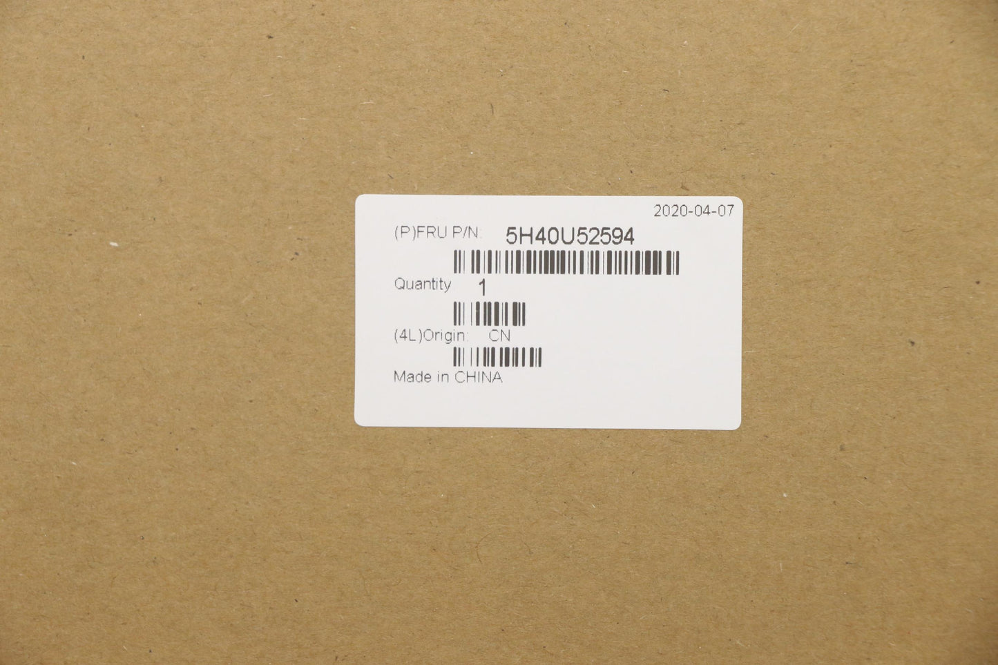 Lenovo Tiny5 Aluminum Plate Heatsink - 5H40U52594