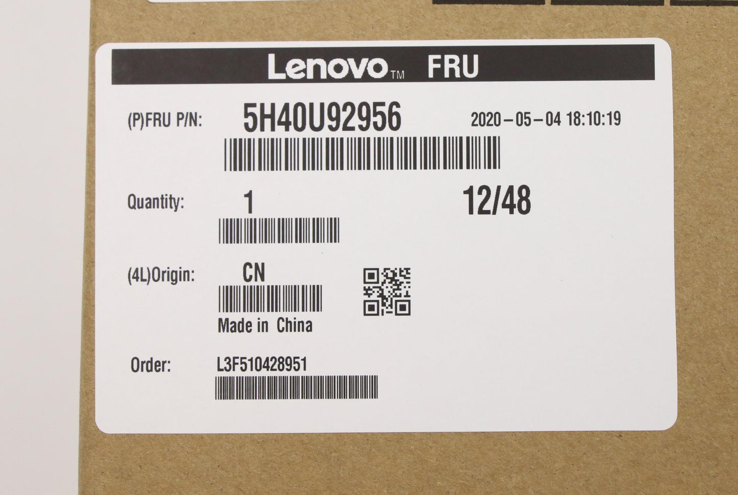 Lenovo 65W CPU Cooler - 5H40U92956