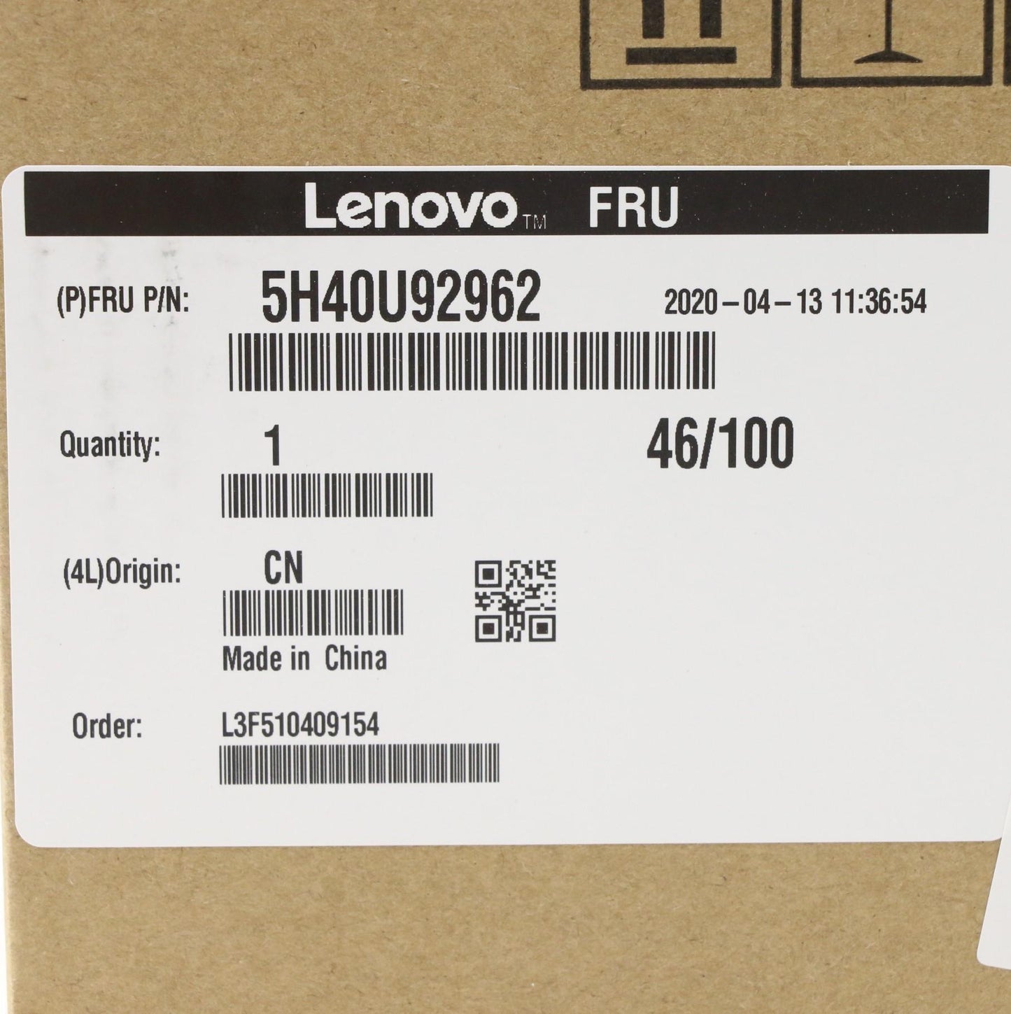Lenovo P520 165W Cooling Fan - 5H40U92962