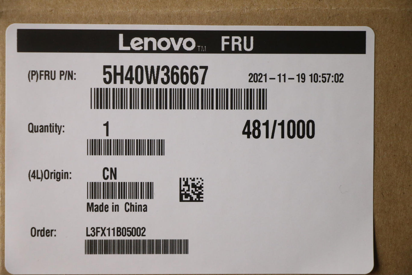 Lenovo CPU Heatsink with Sunon Fan - 5H40W36667