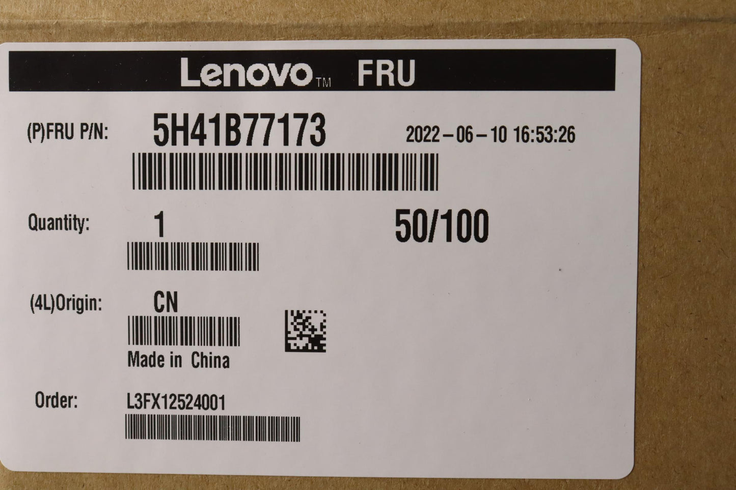 Lenovo Thermal Assembly, UMA, HX3B0 - 5H41B77173