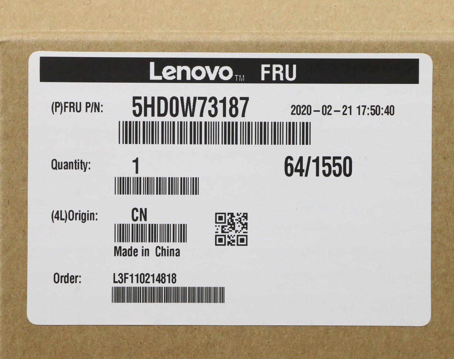 Lenovo HDD, 500GB, 2.5", 7mm, SATA, 7200RPM, Seagate - 5HD0W73187