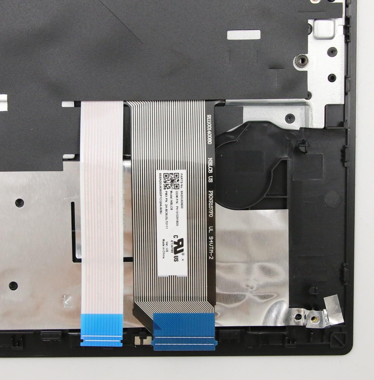 Lenovo C-Cover with Keyboard, USA English, Black, Backlit - 5M10V17039