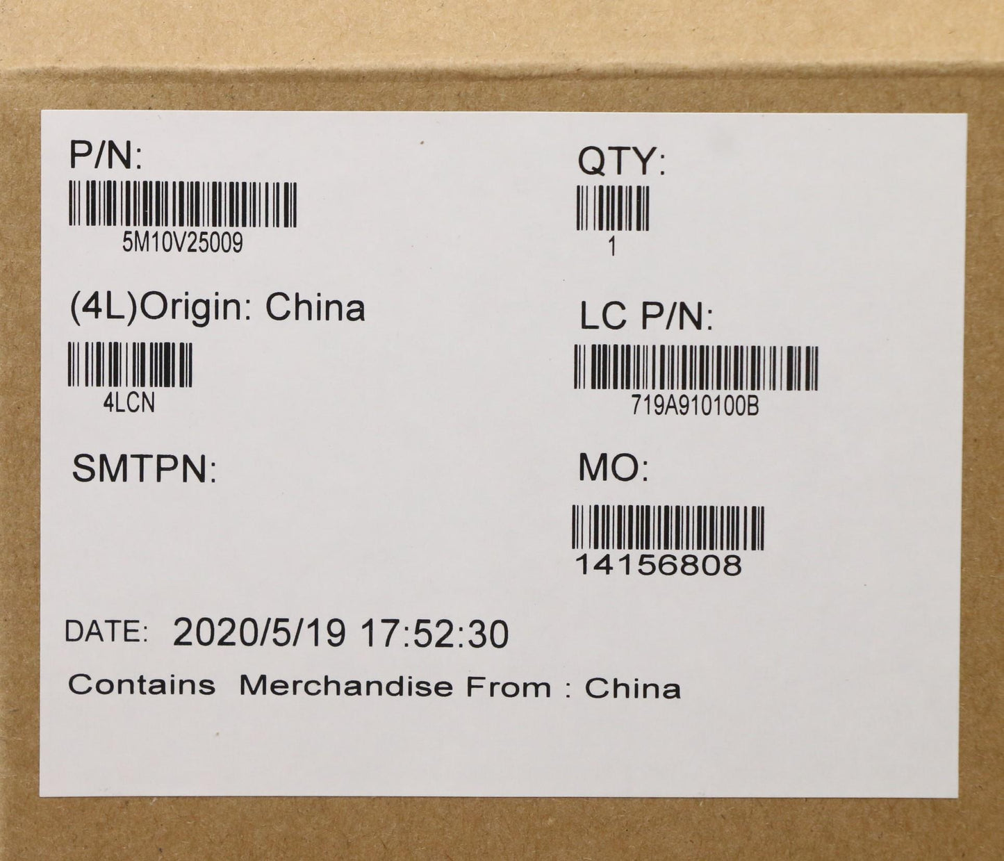 Lenovo 14" WQHD Touchscreen LCD Module, Laibao+LGD, RGB - 5M10V25009