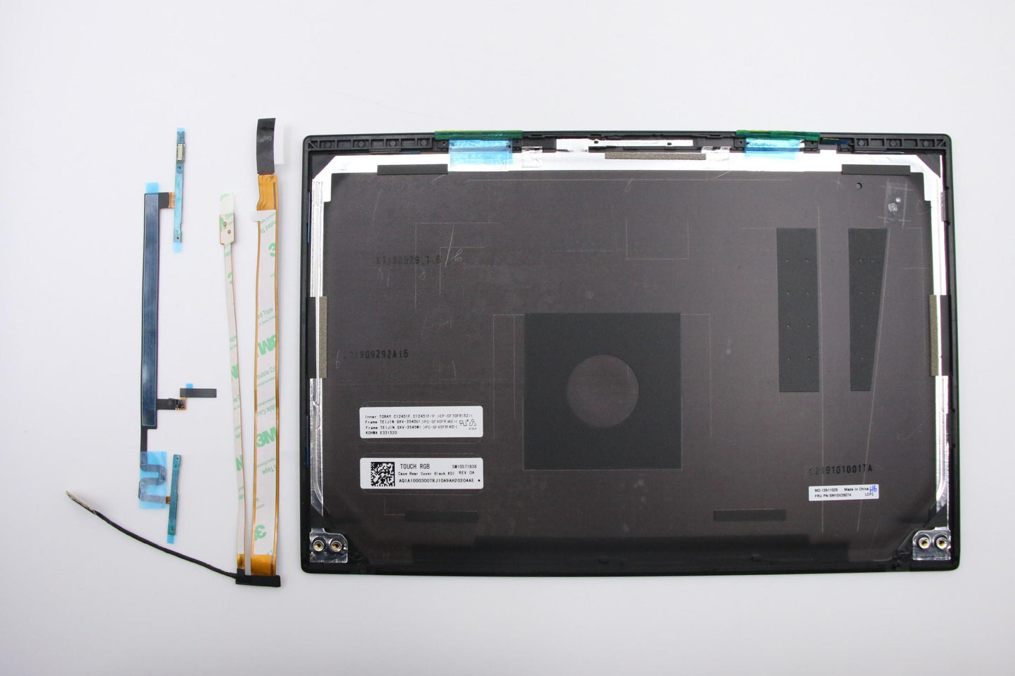 Lenovo Rear LCD Cover, Touch Compatible, RGB - 5M10V28074