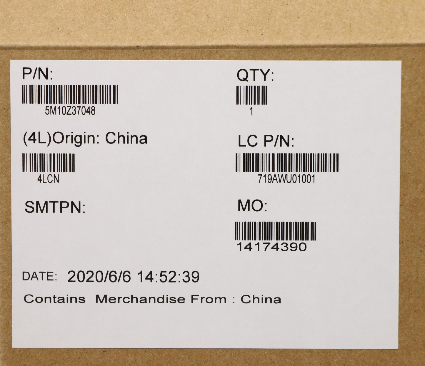 Lenovo LCD Module, 14", FHD, Touch, Glare, IPS, 400nit, 100% sRGB - 5M10Z37048