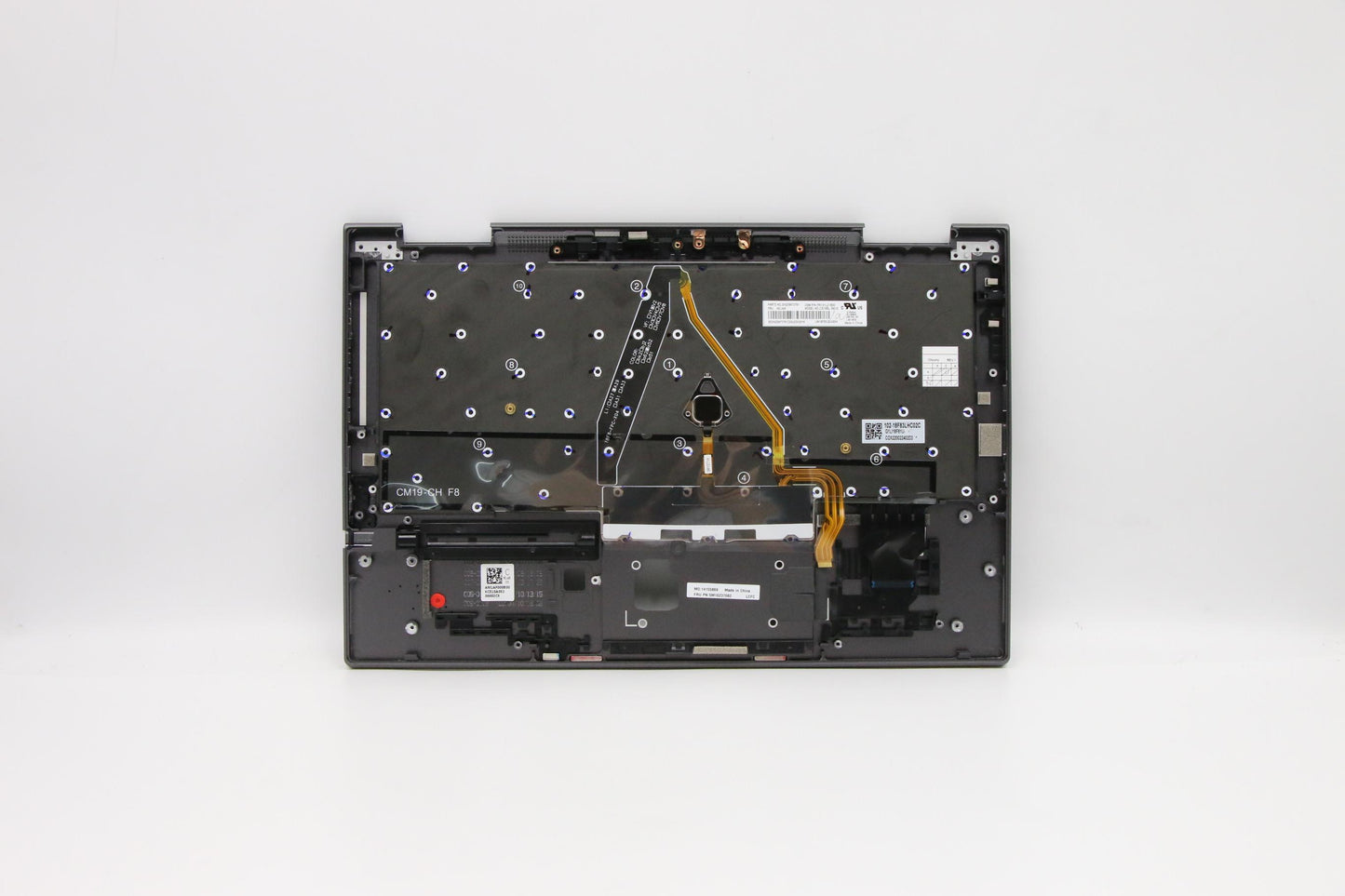 Lenovo Iron Grey C-Cover with USA English Keyboard, WLAN Compatible - 5M10Z37082