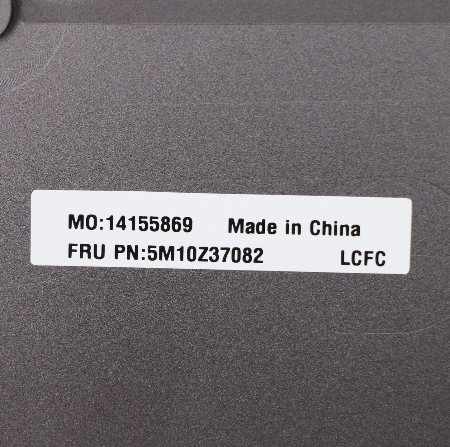 Lenovo Iron Grey C-Cover with USA English Keyboard, WLAN Compatible - 5M10Z37082