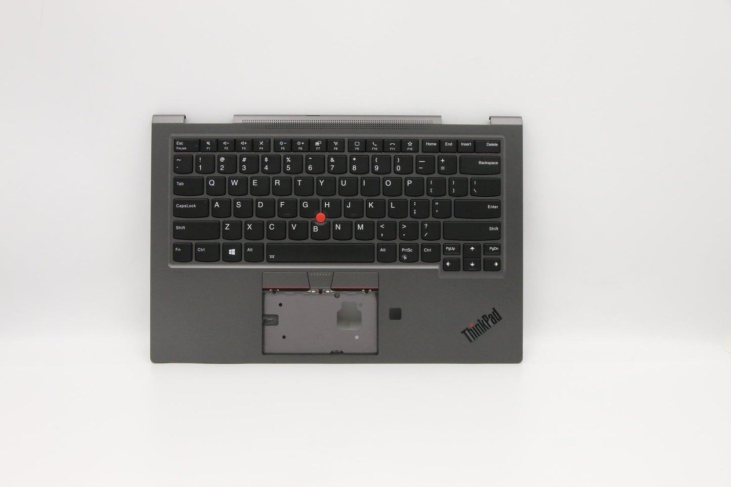 Lenovo C-Cover with USA English Keyboard, Iron Grey, Backlit, WWAN Compatible - 5M10Z37154