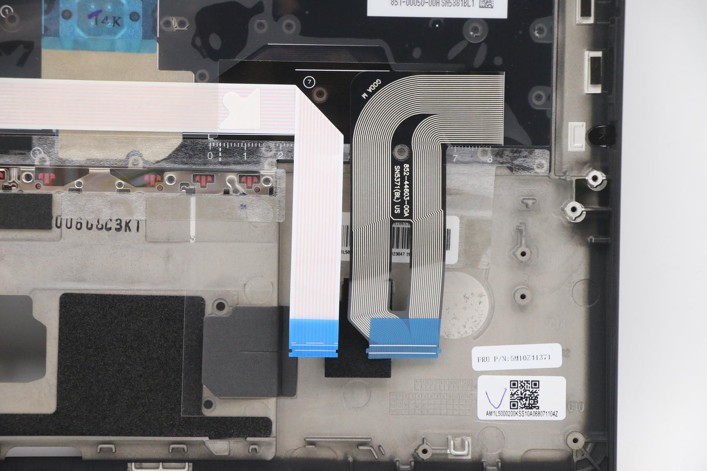 Lenovo C-Cover with Keyboard, USA English, Black, Backlit, Fingerprint - 5M10Z41371