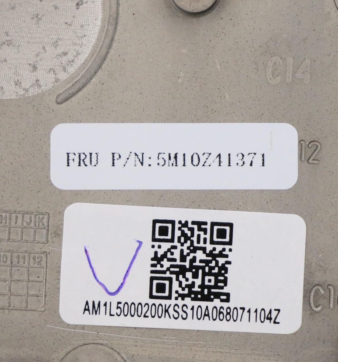 Lenovo C-Cover with Keyboard, USA English, Black, Backlit, Fingerprint - 5M10Z41371