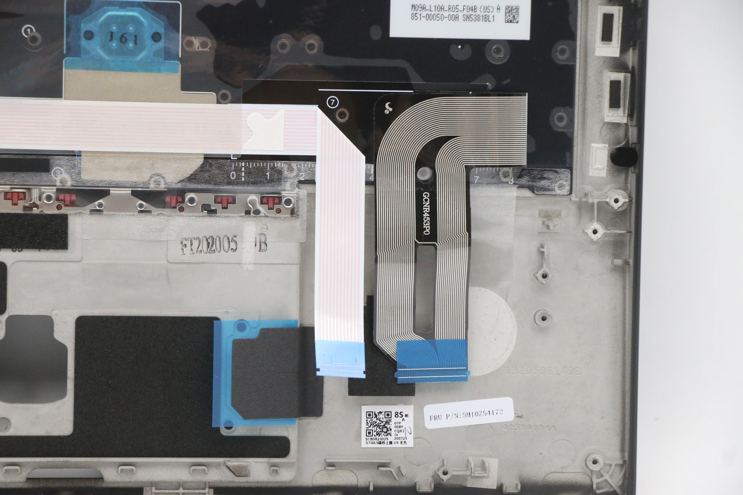 Lenovo C-Cover with Keyboard, USA English, Black, Backlit - 5M10Z54172