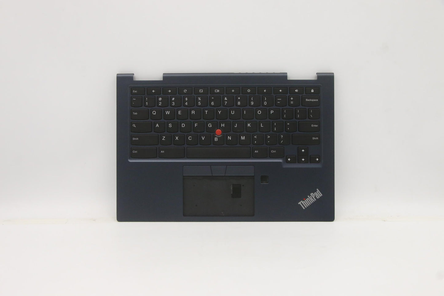 Lenovo C-Cover with Keyboard, USA English Layout, Black, Backlit, Fingerprint Reader - 5M10Z54446