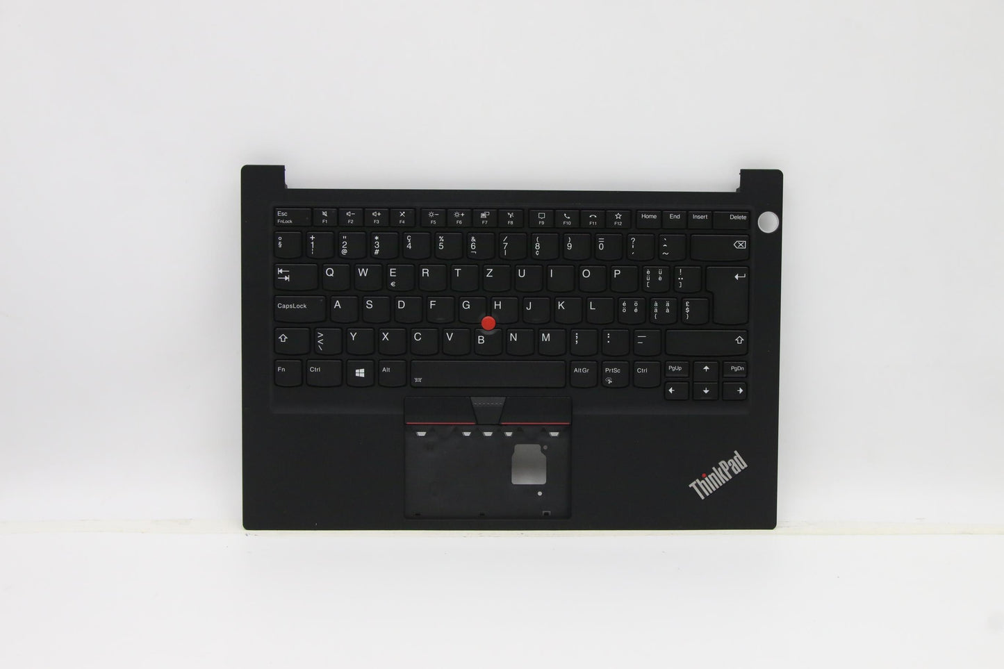 Lenovo Switzerland Keyboard with Black C-Cover, Backlit, Fingerprint - 5M11A35117