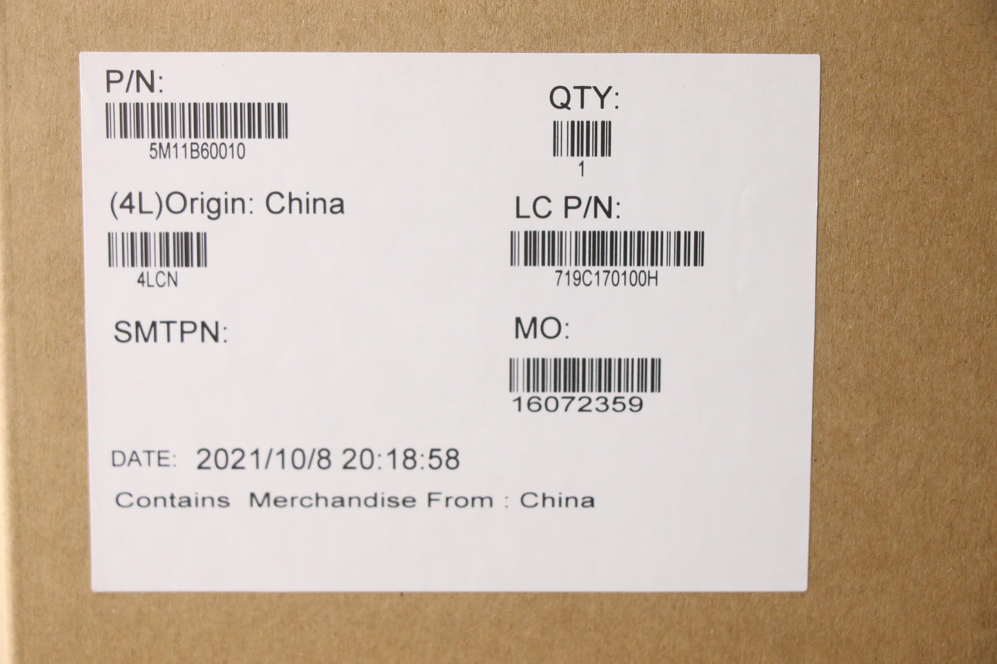 Lenovo - LCD Module, 14", WUXGA, Touch, Anti-Glare, IPS, 400 nits, with IR and HD Camera - 5M11B60010