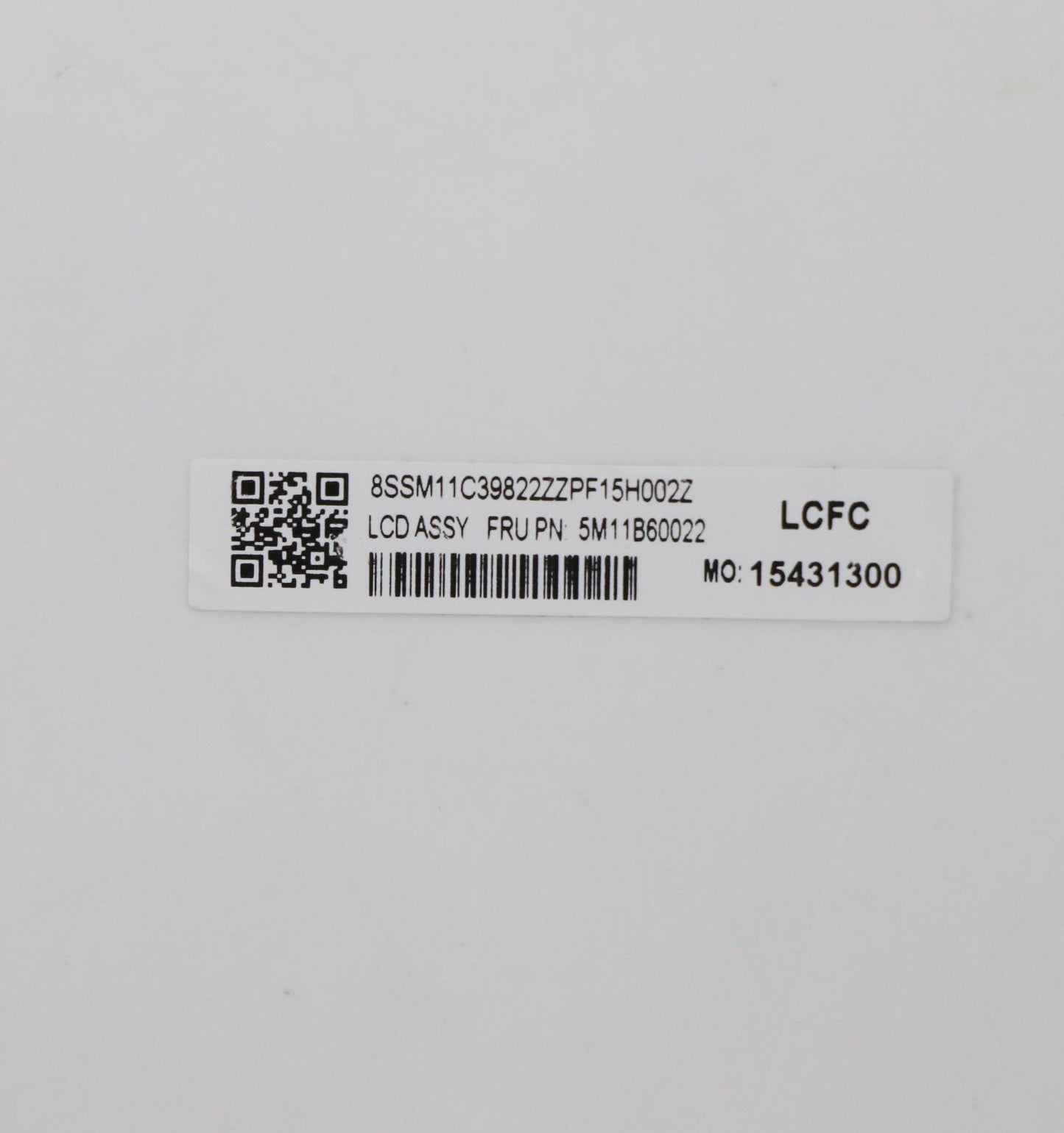 Lenovo LCD Module, 14", WQUXGA, Touchscreen, Anti-Reflection, Anti-Smudge, IPS, 500 nits, with IR & HD Camera - 5M11B60022