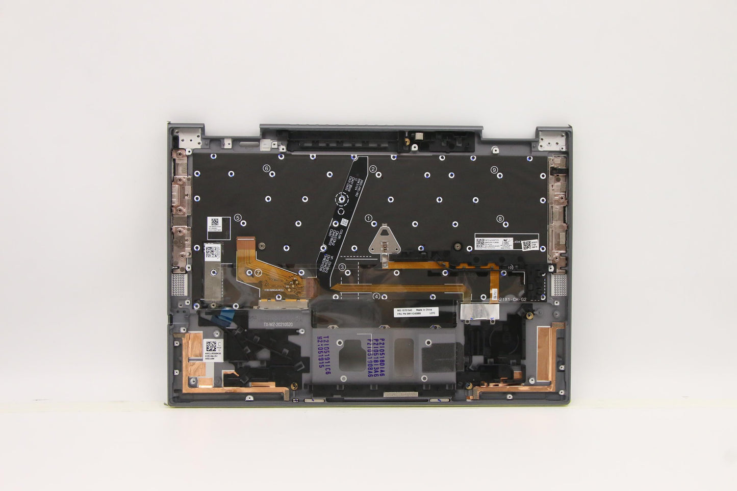 Lenovo C-Cover with Keyboard, USA English, Storm Grey, WWAN Support - 5M11C40988