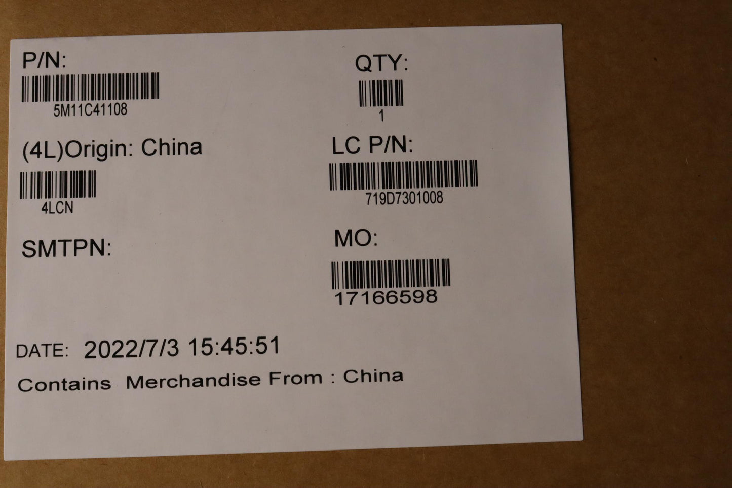 Lenovo LCD Module, 14", WUXGA, Touch, Anti-Reflection, Anti-Smudge, IPS, 400 nits, with FHD RGB Camera - 5M11C41108