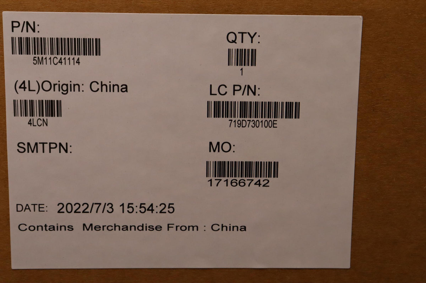 Lenovo LCD Module, 14", WUXGA, Touch, Anti-Glare, IPS, 400nit, with FHD RGB Camera - 5M11C41114