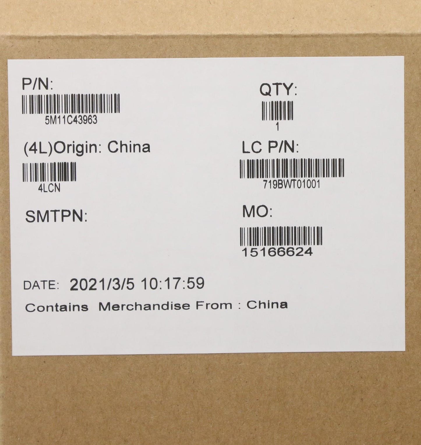 Lenovo Bezel Sheet with Tape for FHD/LP - 5M11C43963