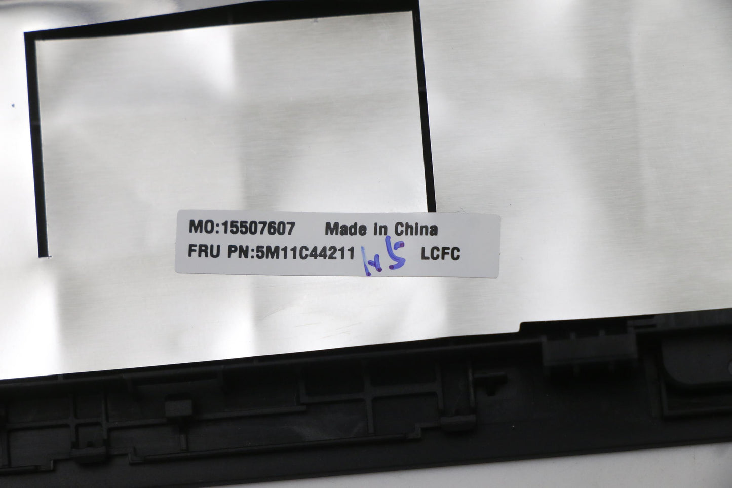 Lenovo English Black Keyboard C-Cover - 5M11C44211