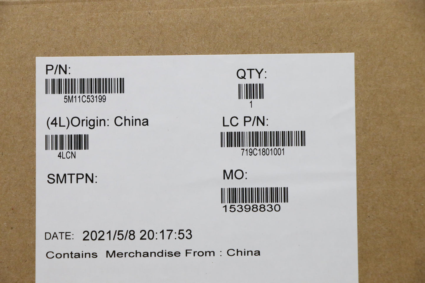 Lenovo LCD Module, 14" WUXGA, Touch, Anti-Glare, IPS, 500 nits, ePrivacy, with IR & HD Camera - 5M11C53199