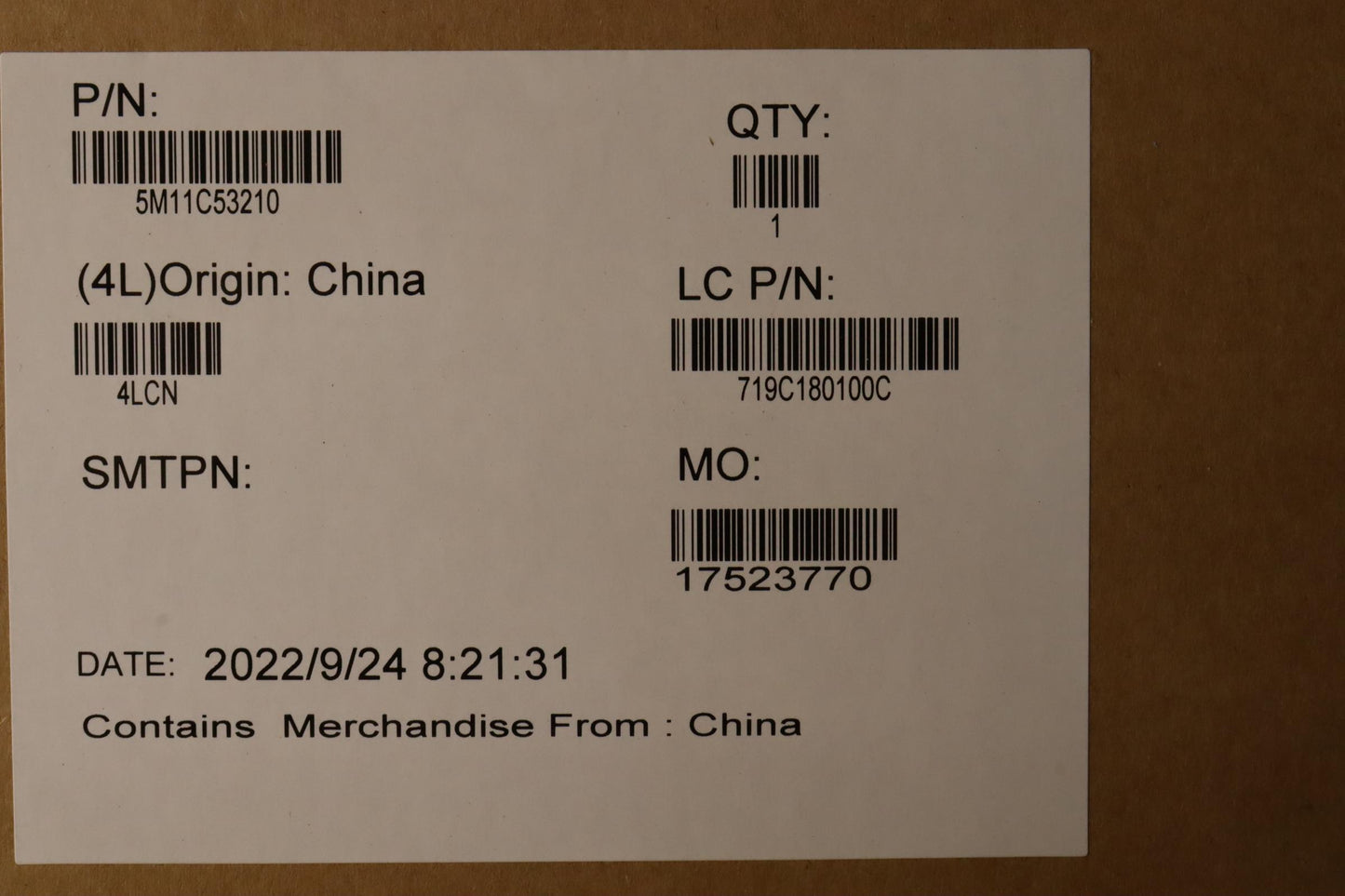 Lenovo 14" LCD Module, WUXGA, Anti-Glare, Non-Touch, IPS, 400nit, HD Camera - 5M11C53210