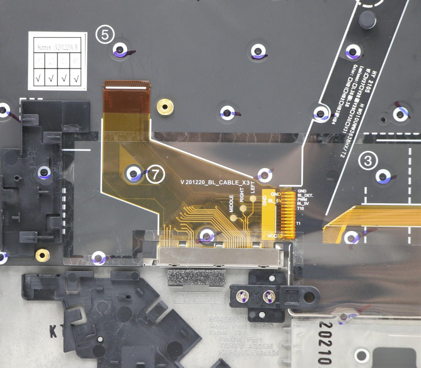 Lenovo C-Cover with Keyboard, USA English, Deep Black, WLAN - 5M11C53307